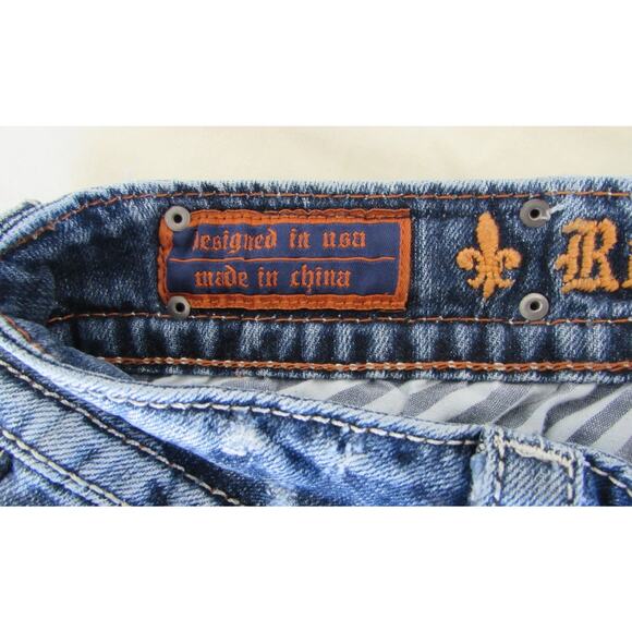 Rock Revival Adele Boot‎ Jeans Women's 27 Pocket Bling - Picture 5 of 12